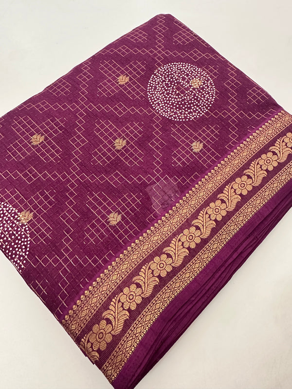 Tussar Fancy Saree -J22