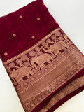 Premium Laser Chiffon Saree-M15