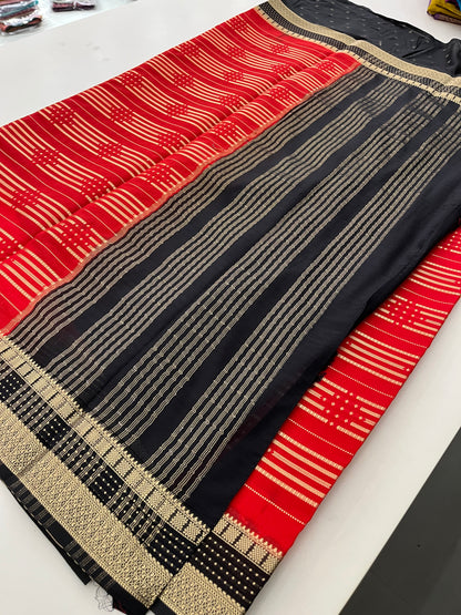 Crape fancy silk