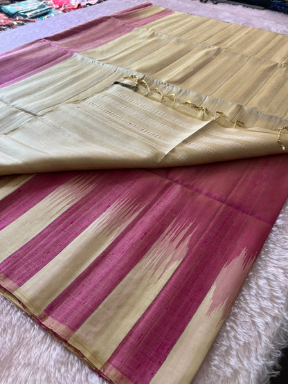 Jute Kanchi Silk Saree