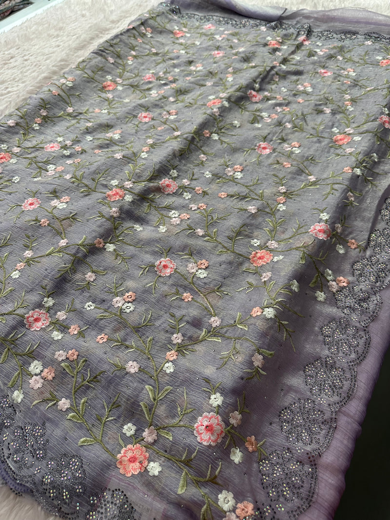 Embroidery Fancy Organza-M10