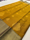 Kanchi Semi Silk Sarees in beautiful color combinations🌹- AU12