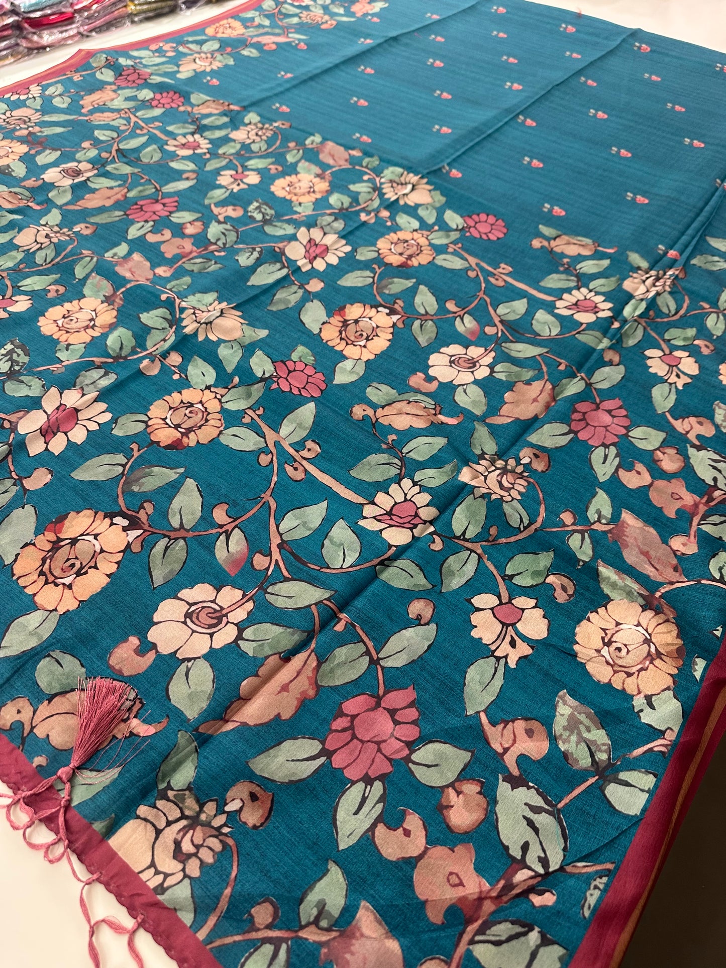 Printed Tussar Fancy-J12