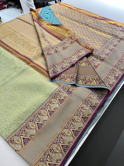 Designer Kanchi silk saree