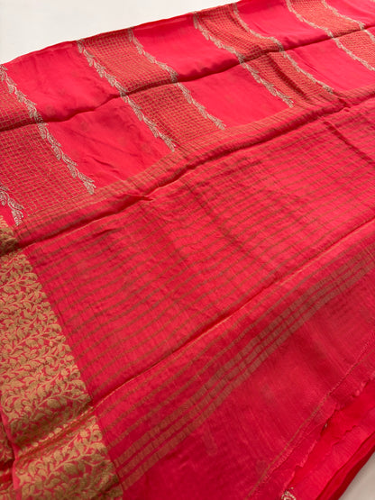 Designer soft Chinnon full embroidery