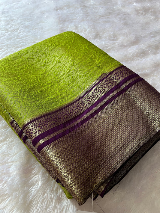 Banarasi Brocade soft silk