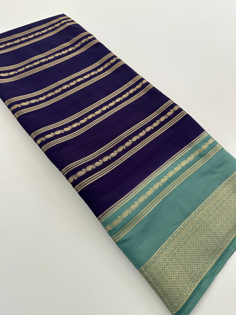 Semi Crepe Fancy Sarees🌹AU18