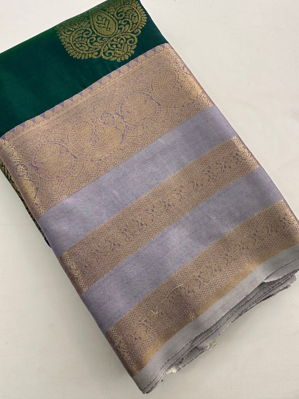 Semi Kanchi Silk Saree-J24