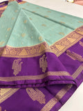 Semi Mysore Silk Saree-JU31