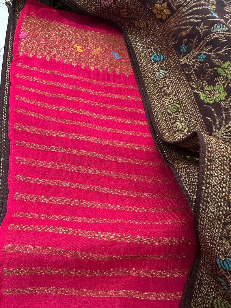 Full Weaving Pure Tussar Premium Designer Saree-J26