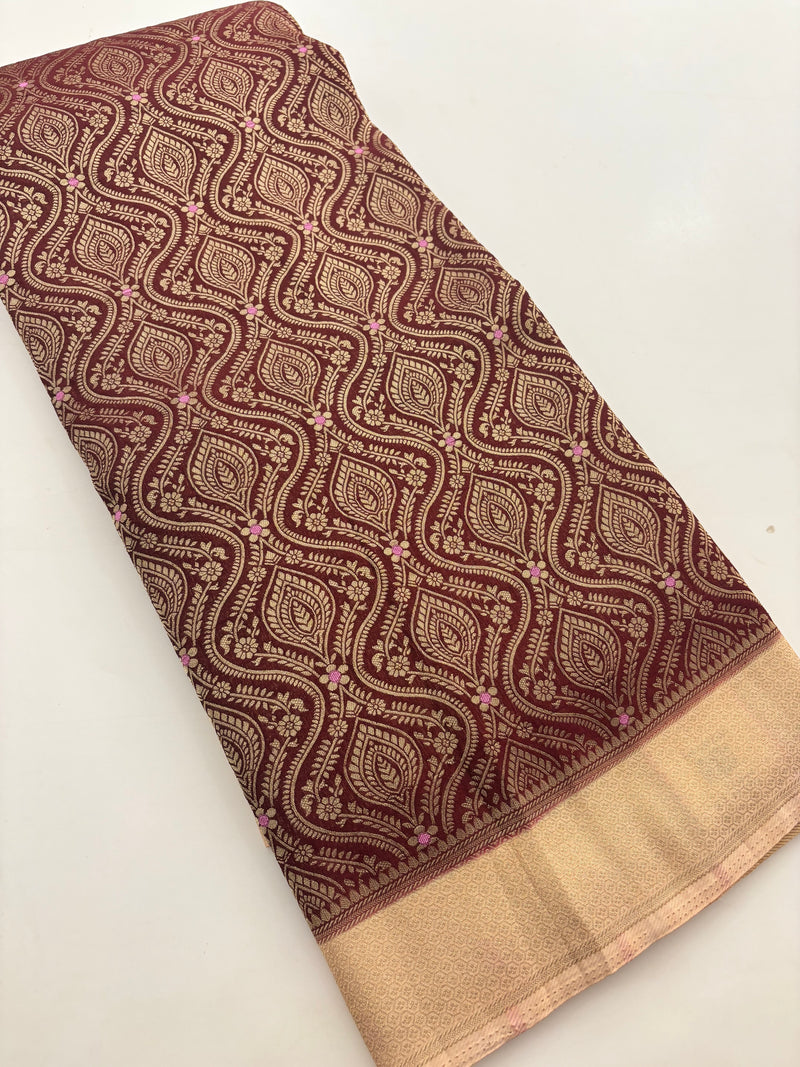 Brocade Crush Crape Georgette-J24