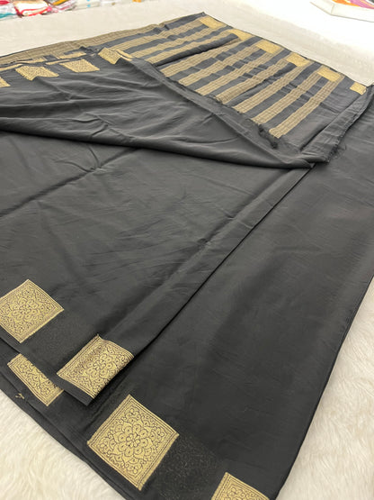 Premium Semi Mysore Silk Saree-F10