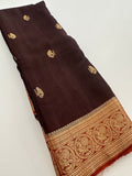 Tussar Fancy Saree in New Contrast Borders🌹- AU-17