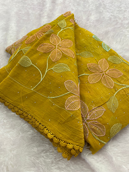 Organza Fancy saree