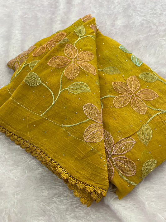 Organza Fancy saree