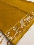 Premium Tussar Work Gold weaving BUTTAS -M25