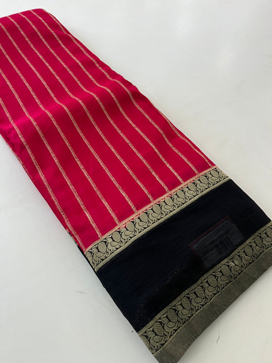 Designer crape chinnon saree