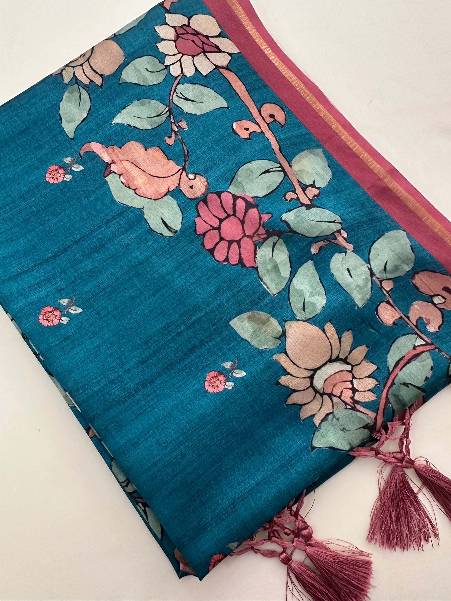 Printed Tussar Fancy-J12