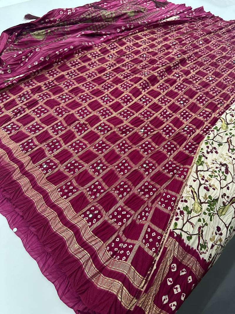 Crush Bandhini Crape Fancy -J22