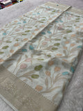 Tulips Linen Premium Saree-M13