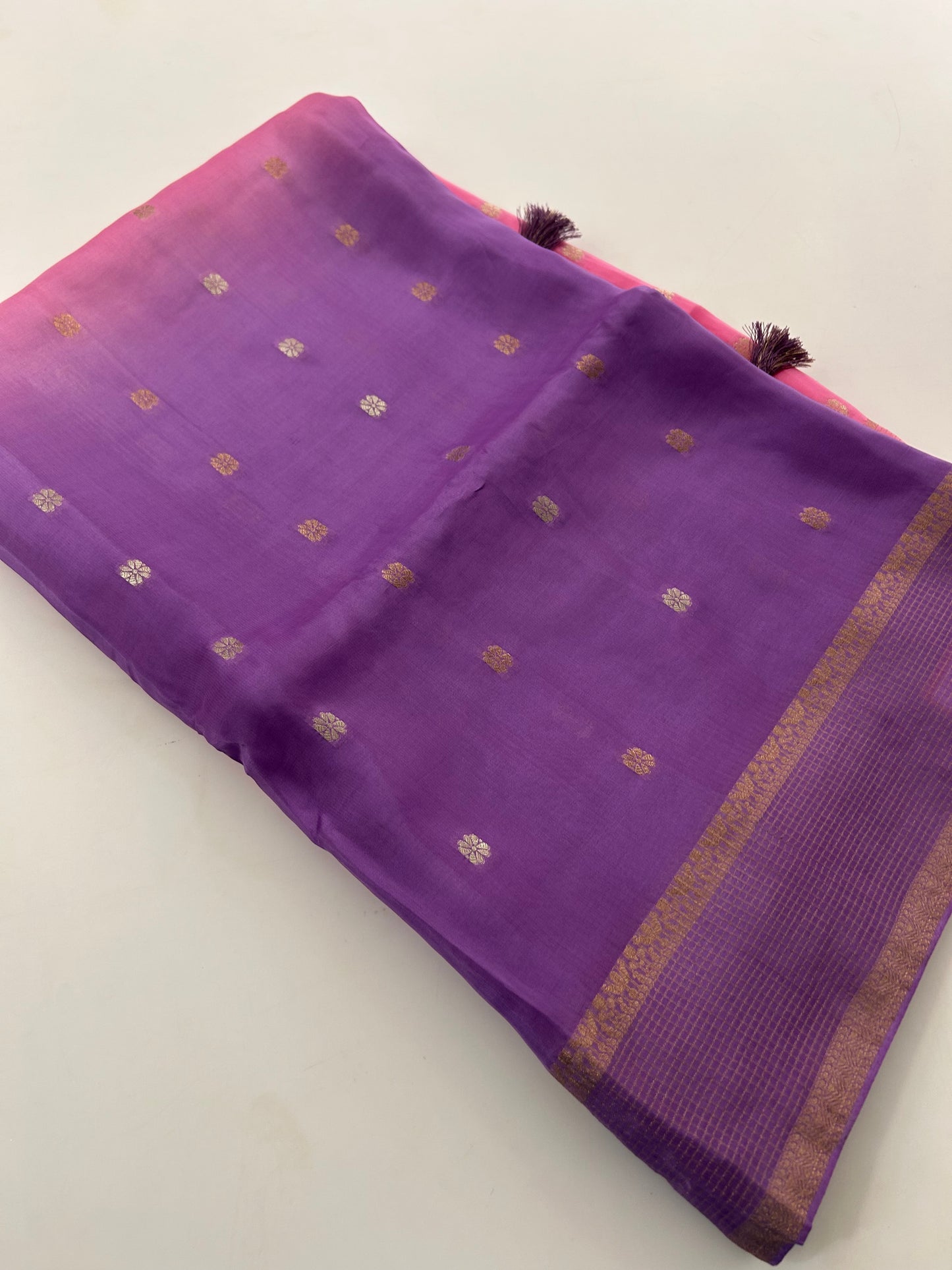 Banarsi Viscose Faded Saree-M18