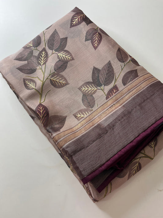Printed Brosso Saree