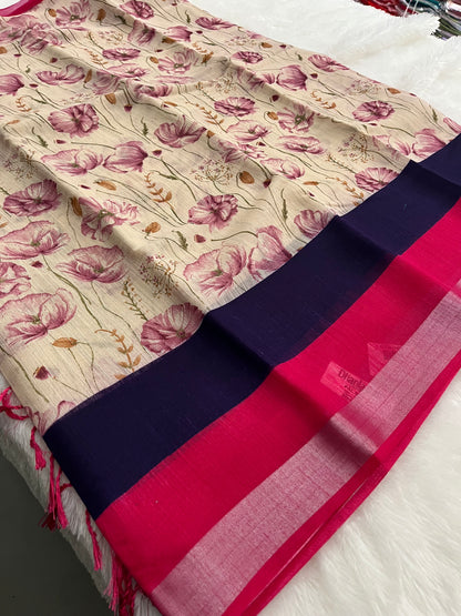 M10 linen chiffon