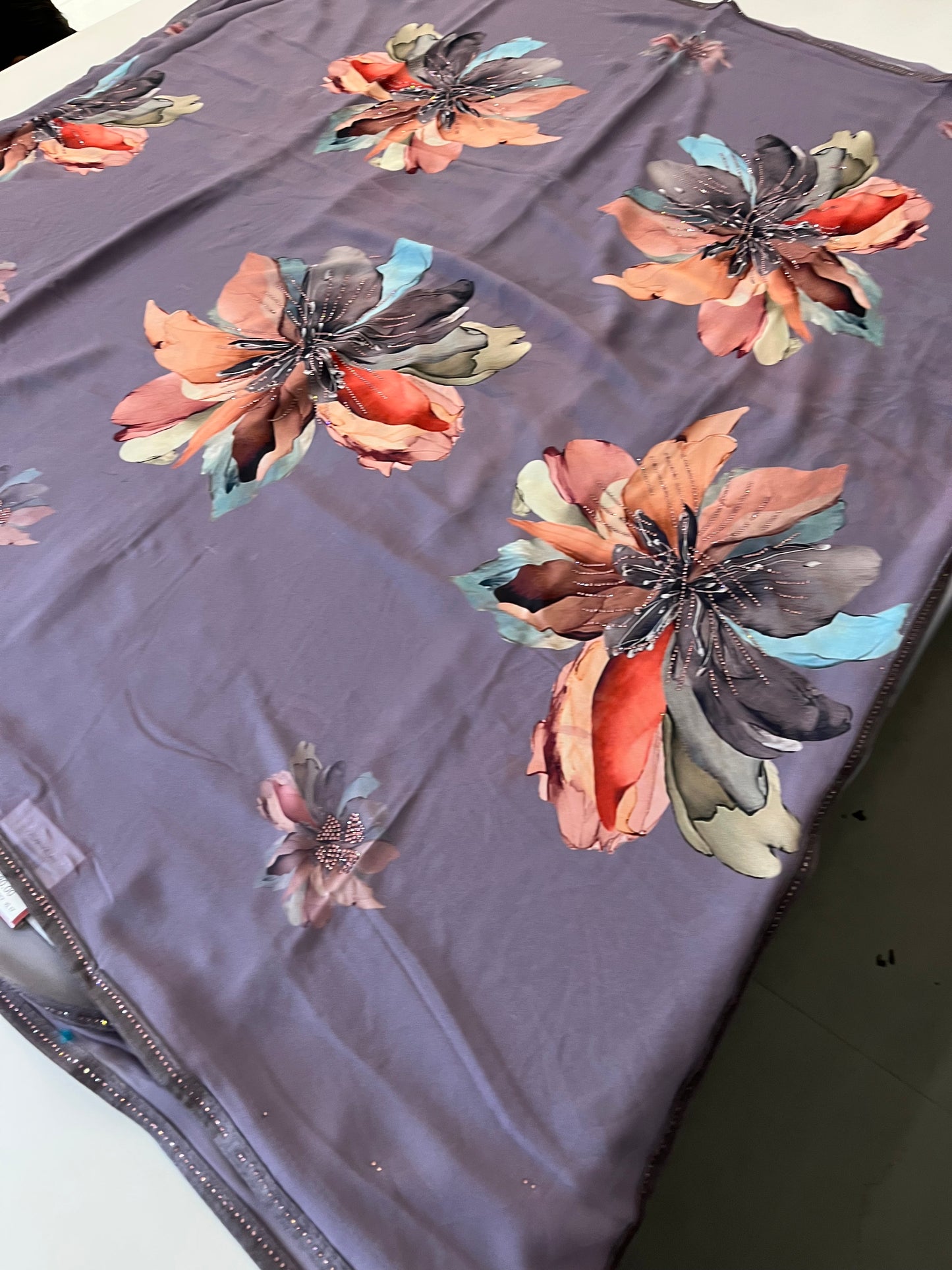 Crape Chiffon Small Butta