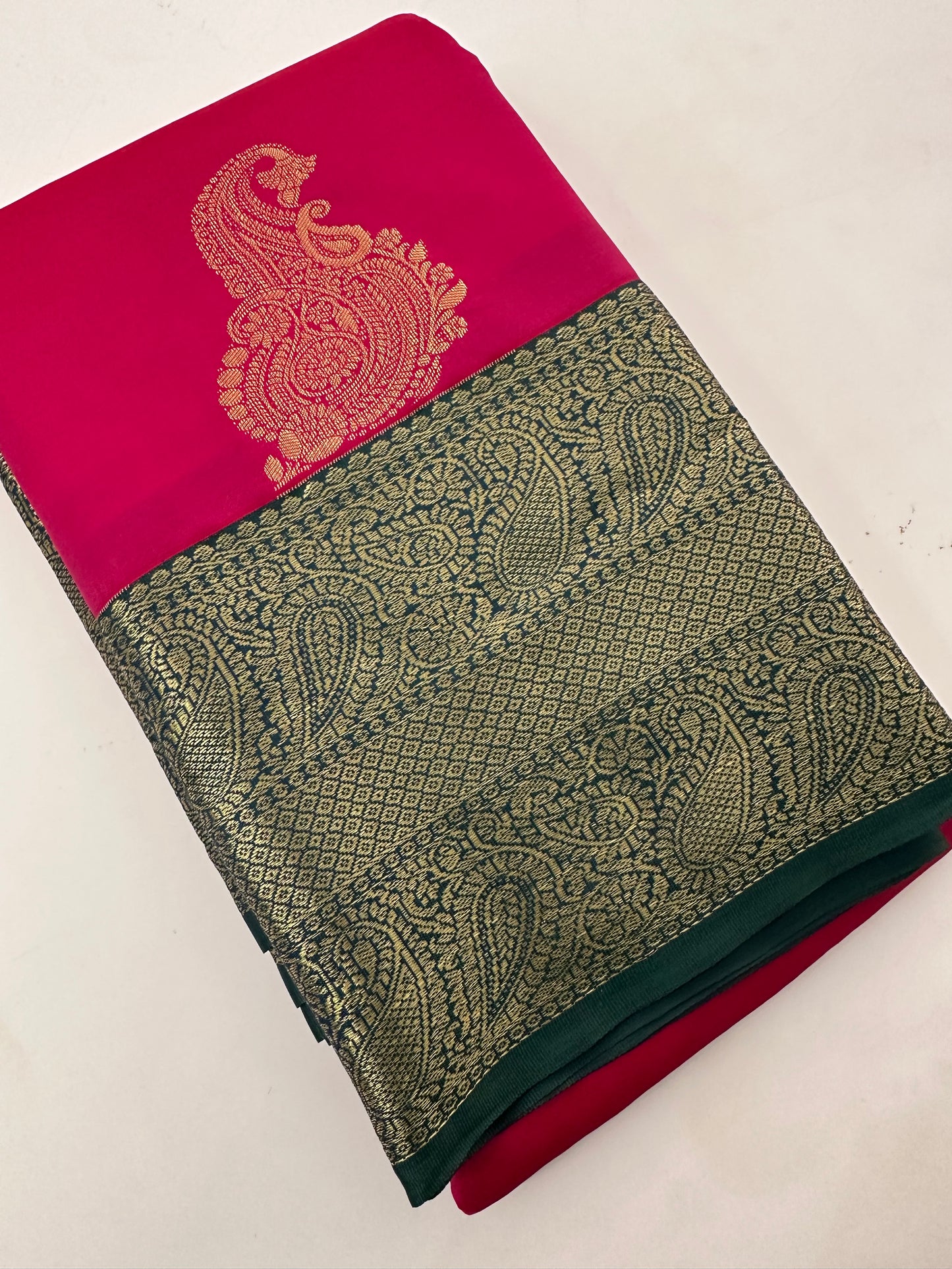 Semi Kanchi Silk Saree