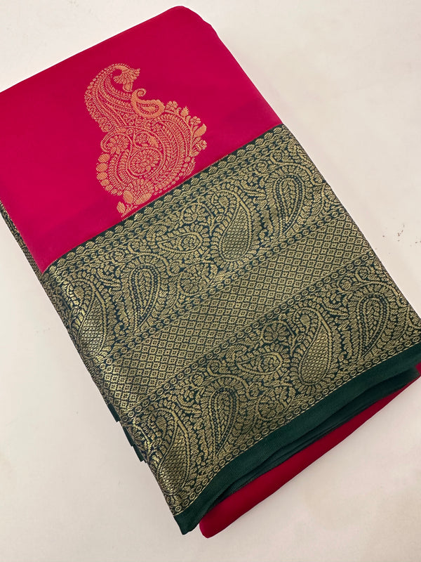 Semi Kanchi Silk Saree