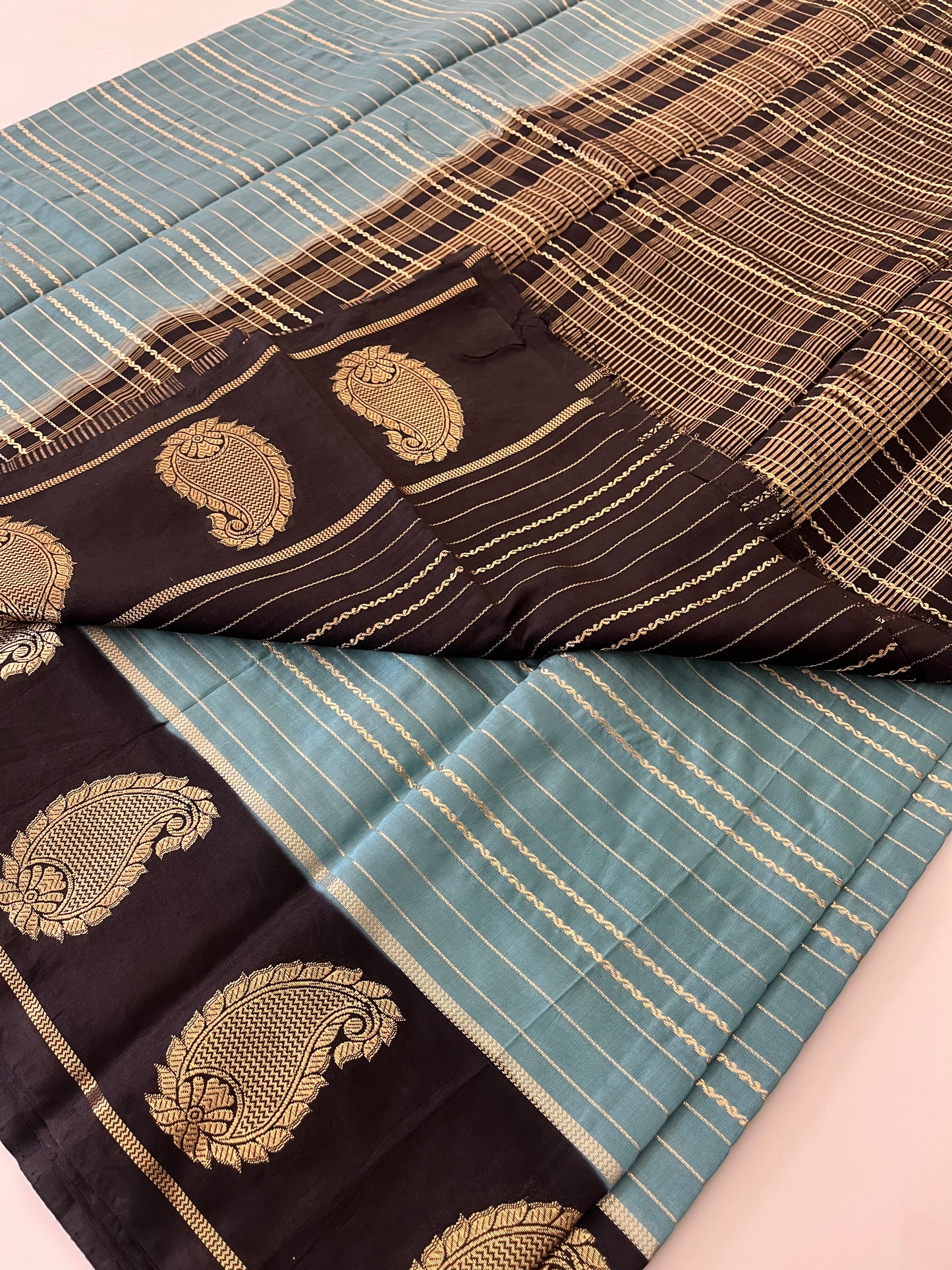 Semi Mysore silk new design