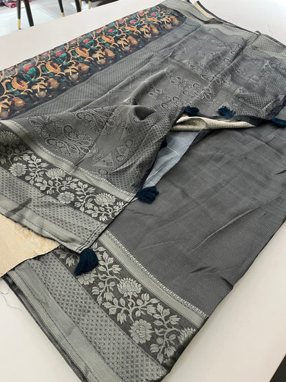 Premium printed Brosso Saree