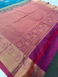 Semi Kanchi Silk Saree-J30