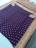 PURE VISCOSE CHIFFON SAREE-M20