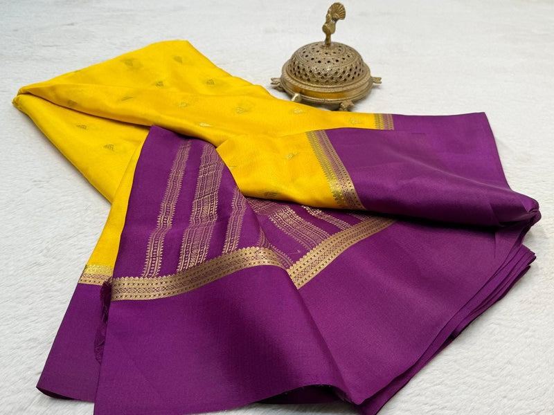 Semi Mysore Silk Saree