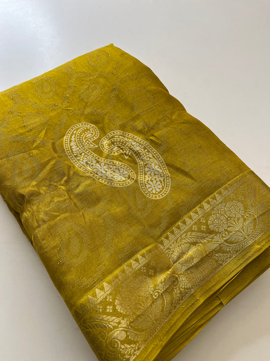 Tussar fancy saree