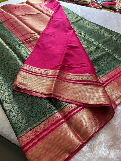 Banarasi Brocade soft silk