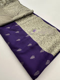 New Semi Soft silk Sarees From Kanchi in beatiful Borders -JU20