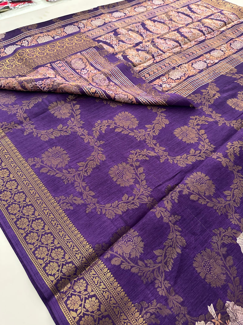 Tussar Fancy New Prints-J18