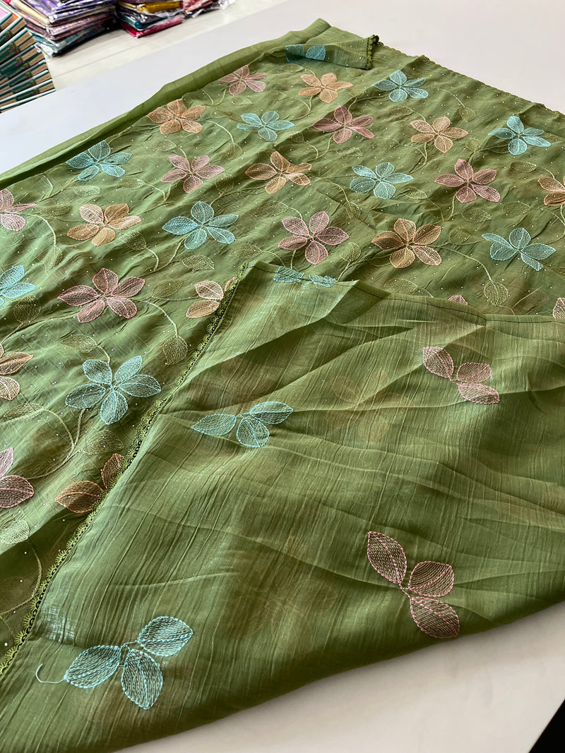 Soft Organza Saree-F4