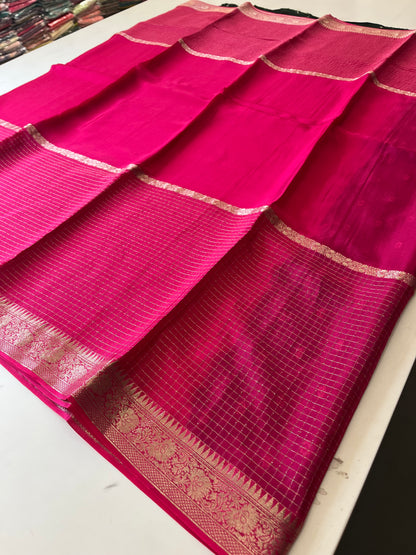 Banarasi Crape Checks