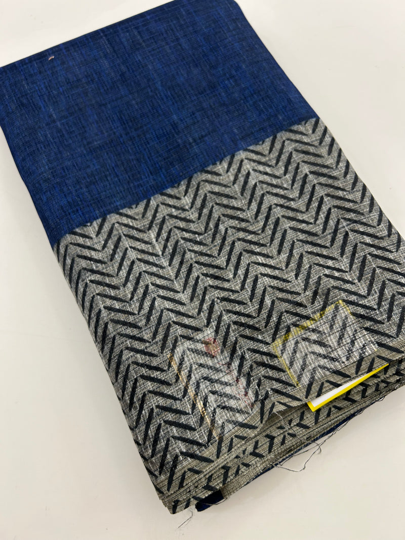 Cotton Fancy Saree-JU30