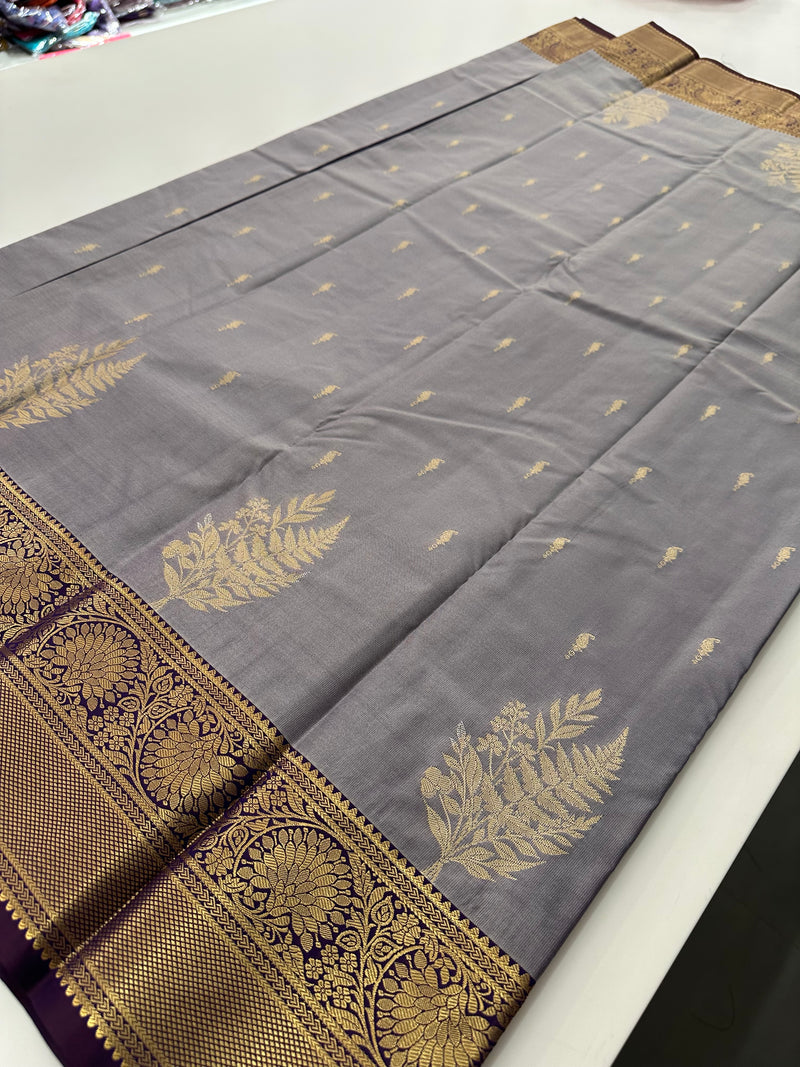 Kanchi Semi Silk Sarees in beautiful color combinations🌹- AU12