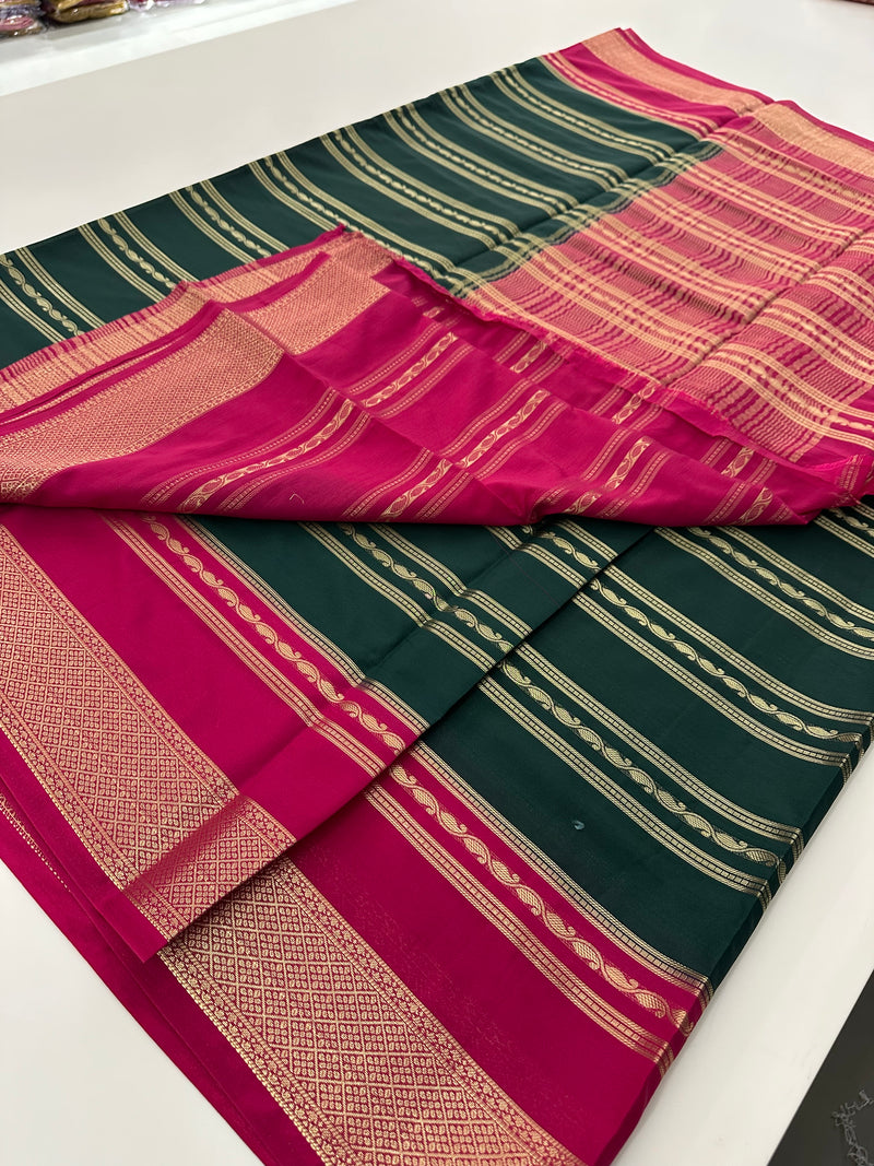 Semi Crepe Fancy Sarees🌹AU18
