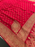 PURE VISCOSE CHIFFON SAREE-M20