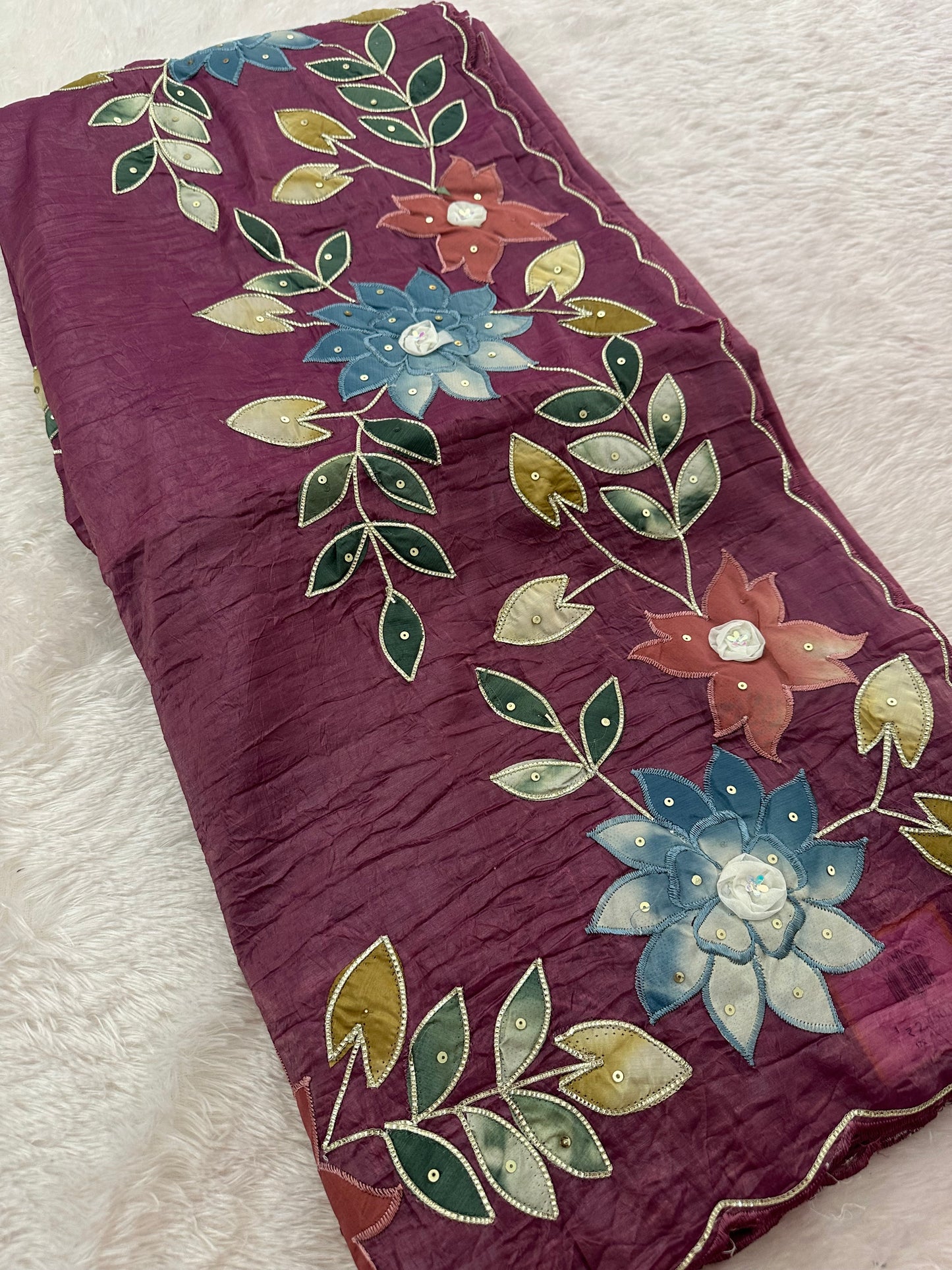 Designer Organza Saree-M16