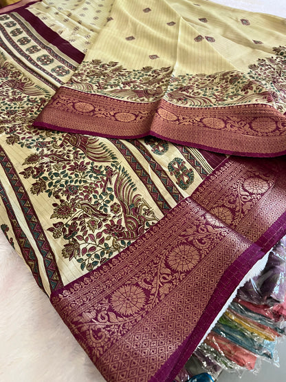 Tussar fancy-109
