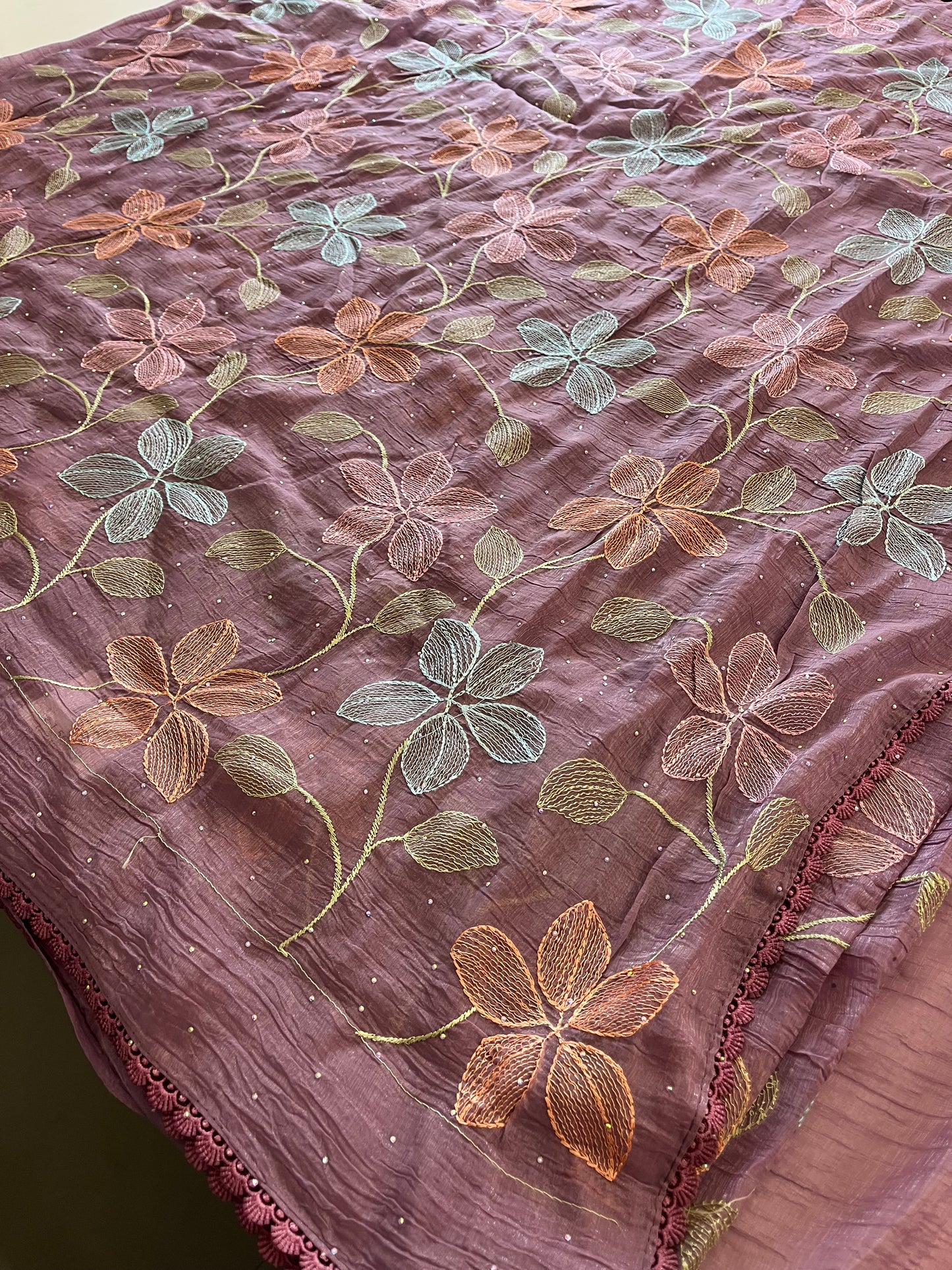 Soft organza Fancy saree