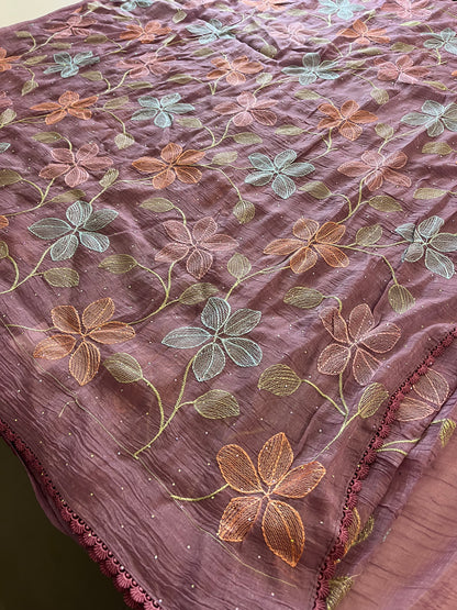 Soft organza Fancy saree