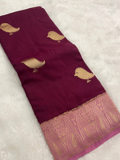 Crape Sparrow Buttas Fancy -F8